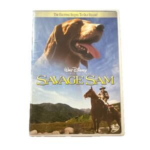 Savage Sam DVD (1963, DISNEY) Sequel to Old Yeller‎ - Mint Disc With Insert D7